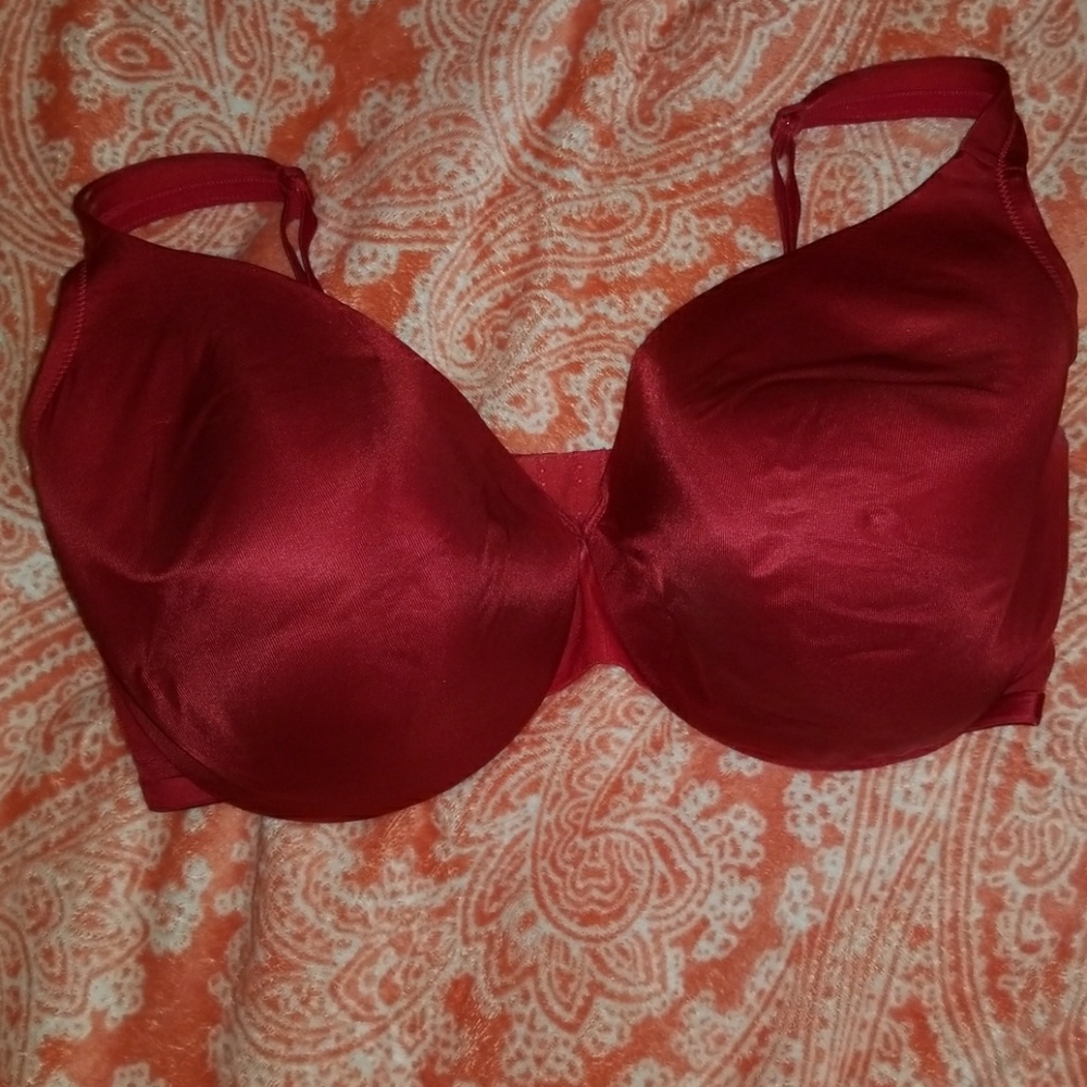 Dazzling Red Bra with padded cups.